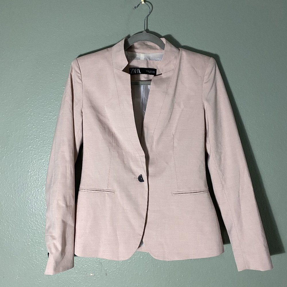 ZARA Light Pink Blazer